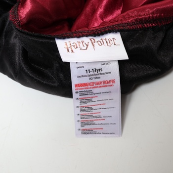 Rubies Oficiálny plášť Harry Potter Chrabromil Deluxe pre deti – plášť s kapucňou, erbom a saténovou