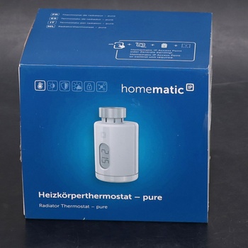 Homematic IP Smart Home Radiator Thermostat – Pure, vykurovanie digitálnym termostatom, ovládanie cez