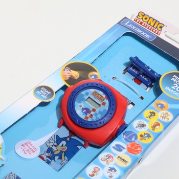 Lexibook, SEGA Sonic The Hedgehog, Nastaviteľné projekčné hodiny s digitálnym plátnom, premieta 20