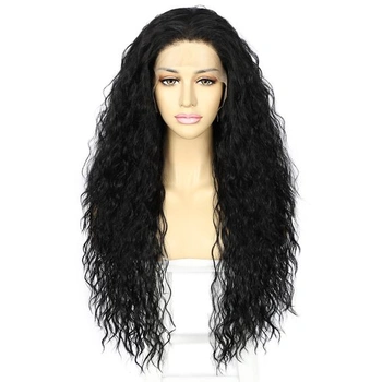 Čierna kučeravá parochňa Sapphirewigs