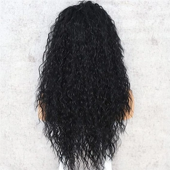 Čierna kučeravá parochňa Sapphirewigs