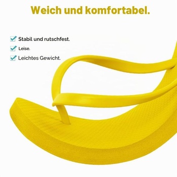 Dámské a pánské žabky Aomig, protiskluzové tanga sandály, velikost EU: 43/44, žluté