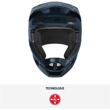 Sjezdová přilba Abus HiDrop fullface XL blue