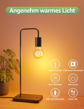 Lepro Energetická trieda A E14 LED teplá biela, 2,2 W P45 470 lúmenov 2700K, 2 kusy Globus (G) 2