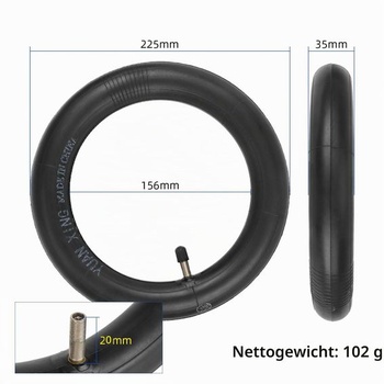 10 * 2,125 rovné duše z pneumatík pre elektrické kolobežky Segway Ninebot F20 F25 F30 F40,