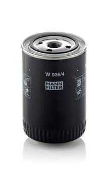 MANN-FILTER, W 936/4 Olejový filter čierny, jednotlivo balený