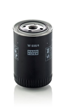 MANN-FILTER, W 936/4 Olejový filter čierny, jednotlivo balený