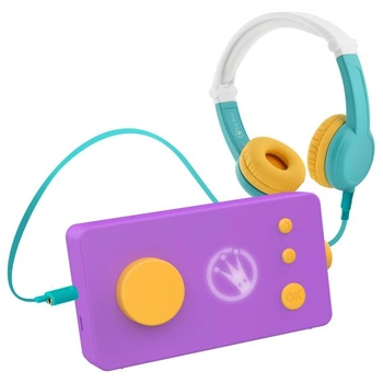 Cestovná súprava Lunii „Ma Fabrique à Geschichten“, Violet a Octave – Story Box so slúchadlami Octave