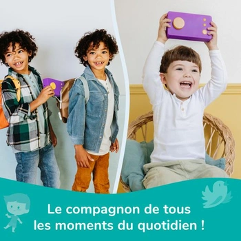 Cestovná súprava Lunii „Ma Fabrique à Geschichten“, Violet a Octave – Story Box so slúchadlami Octave