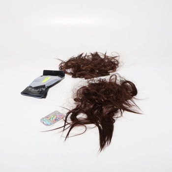 FESHFEN Clip in Extensions, 4ks 50 cm Celohlavové predlžovanie vlasov so sponkami Syntetické