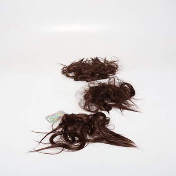FESHFEN Clip in Extensions, 4ks 50 cm Celohlavové prodlužování vlasů se sponkami Syntetické