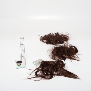 FESHFEN Clip in Extensions, 4ks 50 cm Celohlavové prodlužování vlasů se sponkami Syntetické