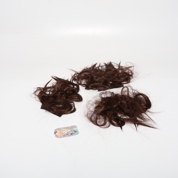 FESHFEN Clip in Extensions, 4ks 50 cm Celohlavové predlžovanie vlasov so sponkami Syntetické