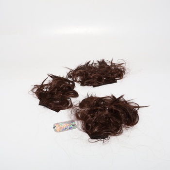 FESHFEN Clip in Extensions, 4ks 50 cm Celohlavové predlžovanie vlasov so sponkami Syntetické