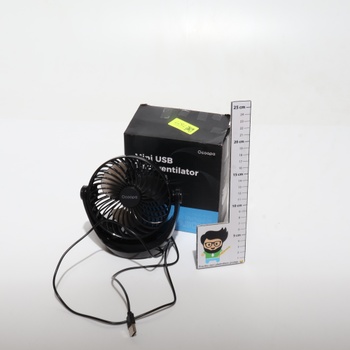 Stolní ventilátor OCOOPA, malý ventilátor s výkonným vzduchem a tichým provozem, nastavitelná