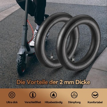 Duše na elektrickou koloběžku 8 1/2 x 2, zesílená bočnice o tloušťce 2 mm, odolná proti opotřebení,