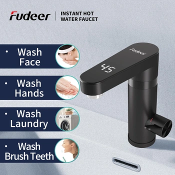 Elektrická batéria Fudeer s ohrevom, čierna