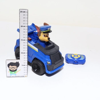 TLAPKOVÁ PATROLA – Chaseovo policajné auto na diaľkové ovládanie so svetelnými efektmi, cca 25 cm,