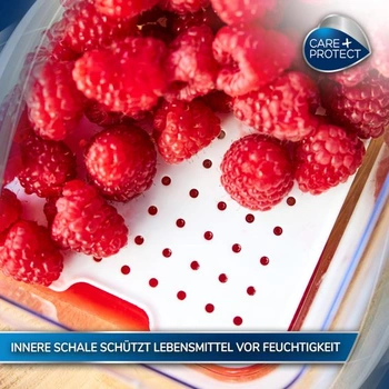 Potravinová nádoba CARE + PROTECT 2 l do lednice, stohovatelná