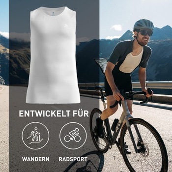Pánské tílko Odlo Singlet Active F-Dry Light Functional Shirt Tank Top White XL