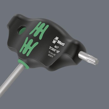 467 Skrutkovač s T-rukoväťou TORX HF s pridržiavacou funkciou, TX 15 x 100 mm