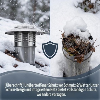 160 mm komínová krytka z nerezovej ocele 304 dažďová krytka komín