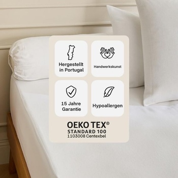 Chránič matraca z organickej bavlny 80x200cm, molton, certifikácia Oeko-TEX®, elastické rohy, 100%