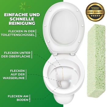 Čistiaci blok 10008Ei WC čistiaci kameň, zelený, 4 kusy