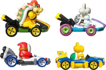 Mattel - Sada 4 kusov Hot Wheels Mario Kart Die-Cast (Nintendo)
