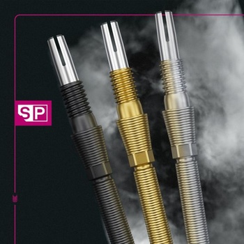 Špičky na šípky Target Darts Swiss Point Storm Diamond (3 ks) 26/30/35 mm SP – Výmenné hroty,