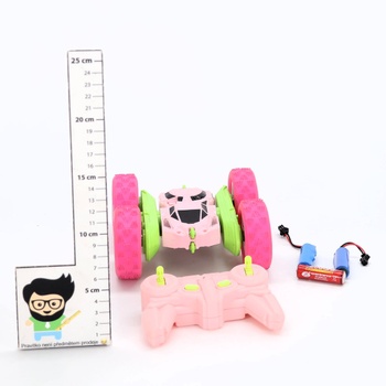 MidiVix auto na diaľkové ovládanie, 2,4 GHz obojstranné 360 ° otočné RC crawler s svetlometmi a svetlami