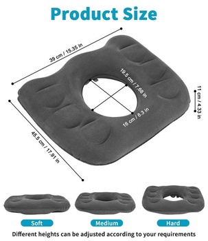 Nafukovací sedák, sedák, ergonomický sedák, pooperačný sedák, šiškový vankúš, vankúš na