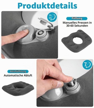 Nafukovací sedák, sedák, ergonomický sedák, pooperačný sedák, šiškový vankúš, vankúš na