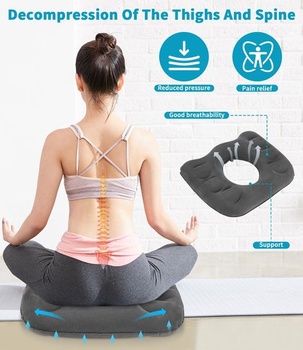 Nafukovací sedák, sedák, ergonomický sedák, pooperačný sedák, šiškový vankúš, vankúš na