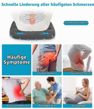 Nafukovací sedák, sedák, ergonomický sedák, pooperačný sedák, šiškový vankúš, vankúš na