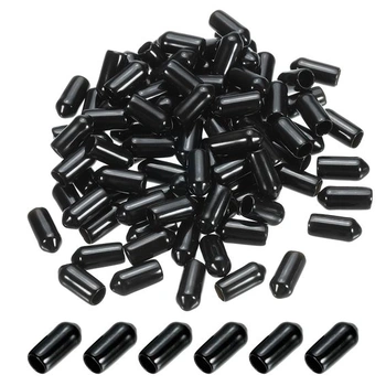 PATIKIL 150 ks gumových koncovek 5,5 mm flexibilních krytek…