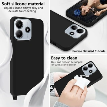 Pouzdro na telefon s poutkem pro Xiaomi Redmi Note 14 5G (ne pro 4G), silikonové pouzdro na telefon