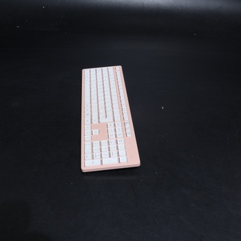 Bezdrôtová klávesnica LeadsaiL, ružová, QWERTY klávesnica, španielska klávesnica, USB, ergonomická,