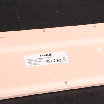 Bezdrôtová klávesnica LeadsaiL, ružová, QWERTY klávesnica, španielska klávesnica, USB, ergonomická,