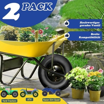 2 kusy duše pneumatiky, duša pre bicykel trakára, kosačky na trávu, kolesá rudla (13 x 5,00-6