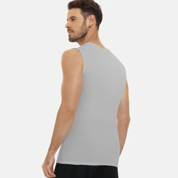 Pánské bavlněné tílko FALARY, balení 3/6 kusů, velikost S-5XL, velikost L, černá/bílá/šedá