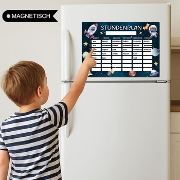 JOYEASE Vesmírny rozvrh, utierateľný, magnetický, vrátane pera