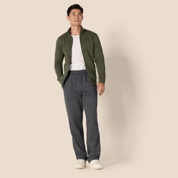 Pánske fleecové joggingové nohavice Amazon Essentials s neopracovaným lemom (k dispozícii vo veľkých