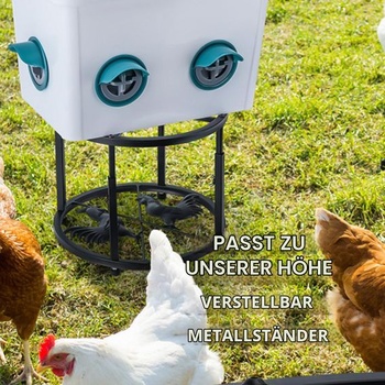 Sada kŕmidiel pre kurčatá – Automatické krmítko pre hydinu, Vodeodolné a hlodavcom odolné, Kŕmidlá