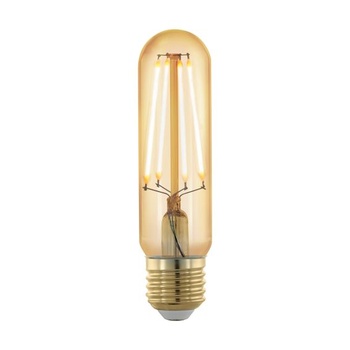 EGLO LED E27 stmievateľná, moderná trubicová žiarovka Golden Vintage