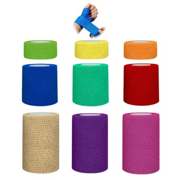 Samolepiace obväz BIRDDIE, 9 roliek, 2,5 cm/5 cm/7,5 cm, rôzne gázové obväzy *9