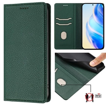 Kožené puzdro so vzorom liči pre Honor 600 Pro/Honor 600, ochranné puzdro v štýle peňaženky s