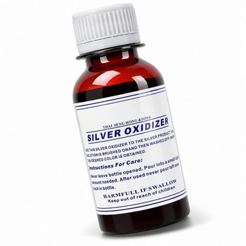 Roztok na postriebrenie, 100ml antifoulingová tekutina na strieborné šperky, roztok na oxidáciu
