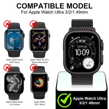 Diruite 2 kusy púzdier pre Apple Watch Ultra 3/2/1 49mm ochranné púzdro modré 49mm