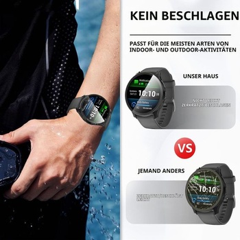 Puzdro Diruite 2 kusy pre ochranný kryt Garmin Venu 3S 41 mm, ultratenké tvrdené sklo PC s HD